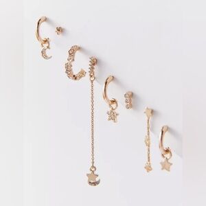 NWT URBAN OUTFITTERS Celestial Mixed Earring Set
